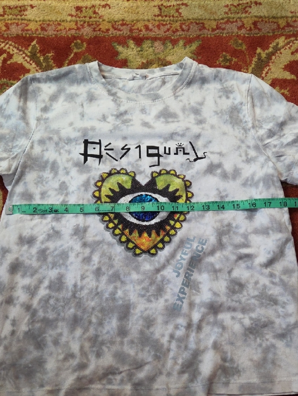 Desigual Tye Dye Eye T Shirt - Picture 5 of 5